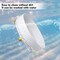 Bathroom Organizers and Storage - 360° Rotating Storage Tray, Lazy Susan Organizer, Cosmetics and Perfume Organizer, Desktop Storage Tray for Cosmetics and Skincare Products, White